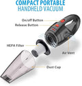 Hand Vacuum Cordless With High Power, Mini Vacuum Cleaner Handheld Rechargeable For Home And Car Cleaning - Shoplio